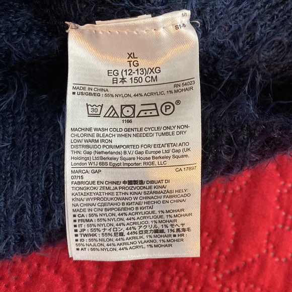 Girls size XL (12) Gap Sweater dress NWT - Picture 3 of 5